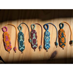 Marcapáginas macramé